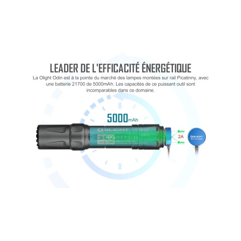 Lampe Olight Odin - 2000 Lumens