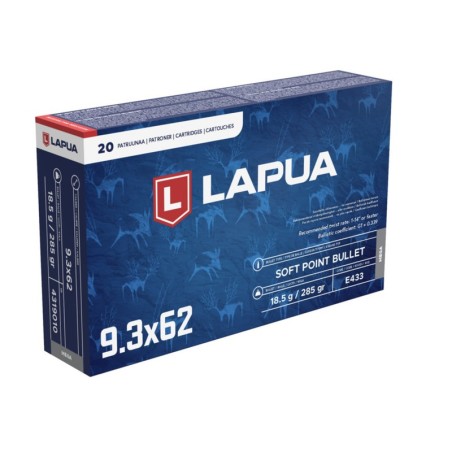 20 Munitions Lapua  9.3x62 | Mega 285 gr