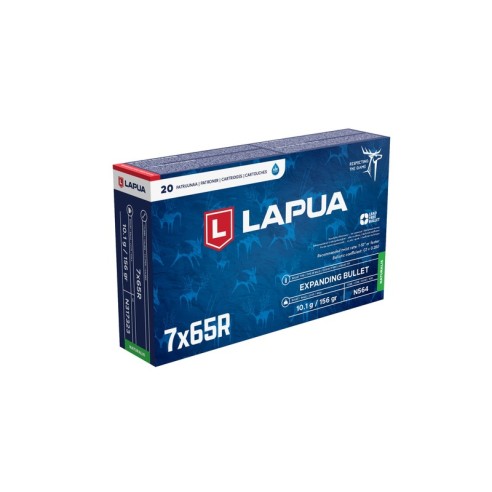 20 Munitions Lapua  7x65 R | Naturalis 156 gr