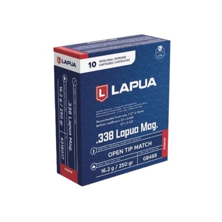 10 Munitions Lapua  338 Lapua Mag | Scenar 250 gr
