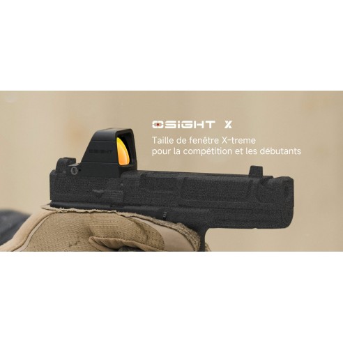 Point vert Osight X RMR - 3 MOA & 32 MOA