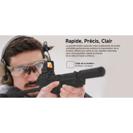Point vert Osight X RMR - 3 MOA & 32 MOA