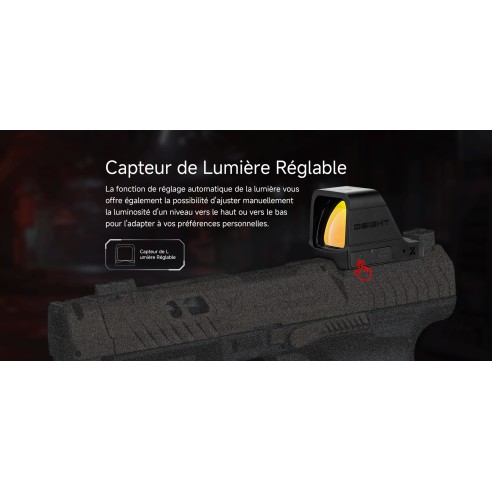 Point vert Osight X RMR - 3 MOA & 32 MOA