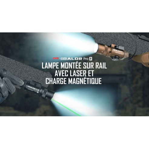 Olight Baldr Pro R Sable - Lampe avec Laser...