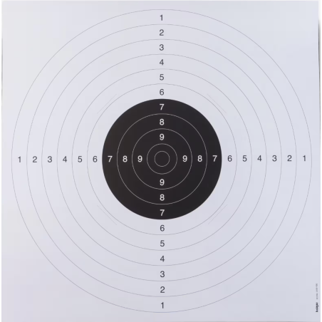 Cible pistolet & carabine 25/50m 100m (C50)