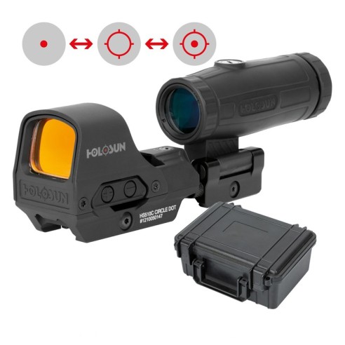 Pack Point Rouge Holosun 510C & Magnifier HM3X