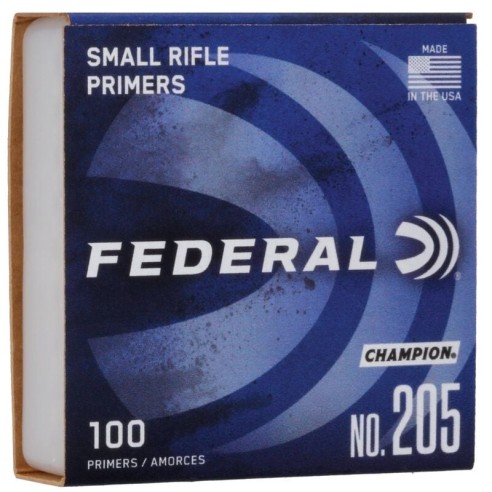 100 Amorces Federal Small Rifle n°205