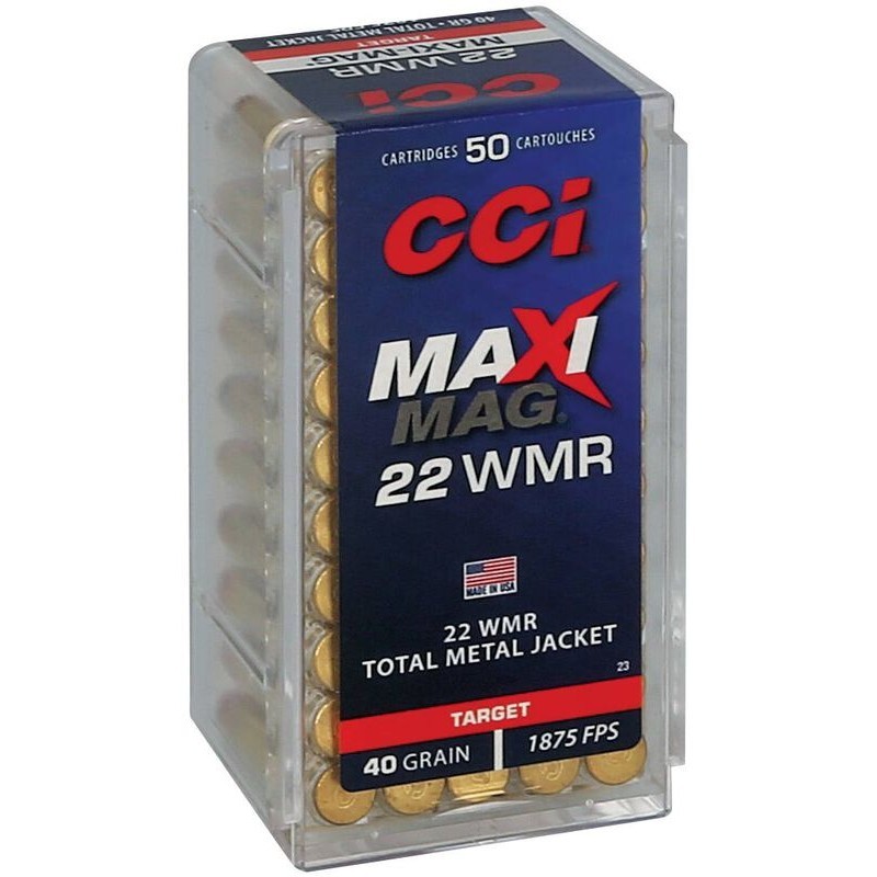 50 Munitions CCI Maxi Mag  .22 WMR | 40 gr