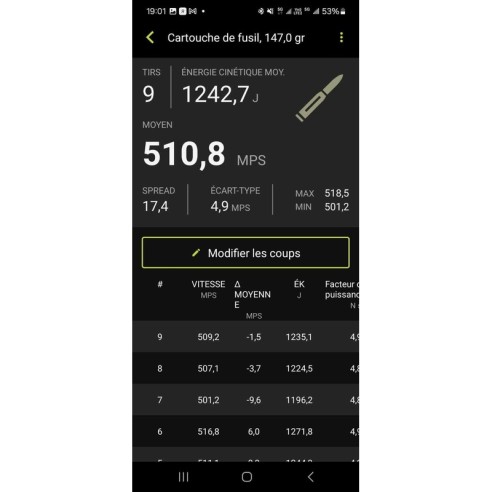 Chronographe Garmin Xero C1 Pro