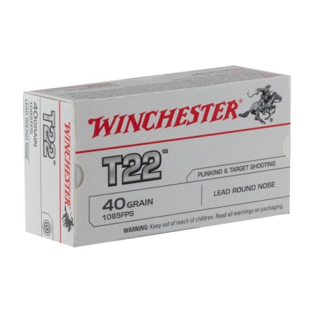 50 Munitions Winchester T22 - 22.lr | 40 gr