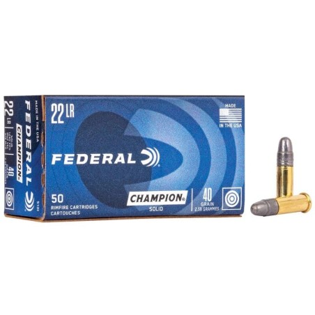 50 Munitions Federal Champion .22 lr | 40 gr