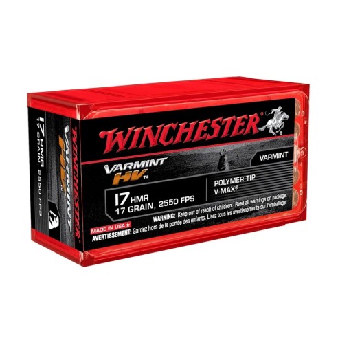 50 Munitions Winchester .17 Hmr | 17 gr V-Max