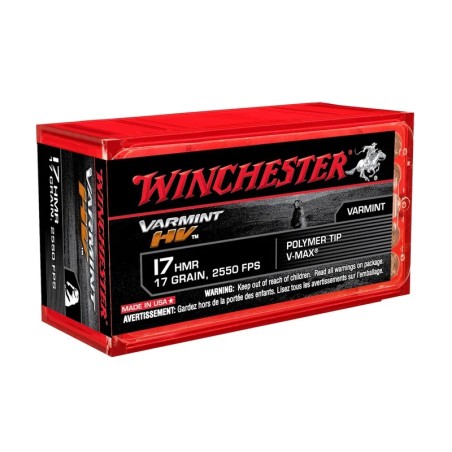 50 Munitions Winchester .17 Hmr | 17 gr V-Max