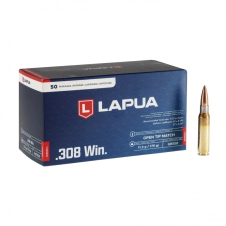50 Munitions Lapua  .308 Win | Scenar L 175 gr