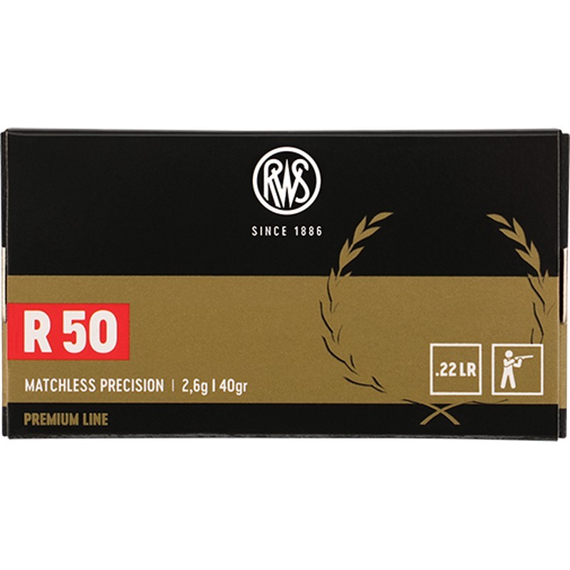 50 Munitions RWS R50  - 22.lr | 40 gr