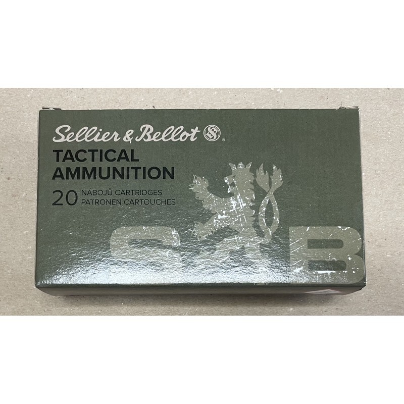 20 Munitions Sellier & Bellot FMJ BT 6,5 Creedmoor - 140gr