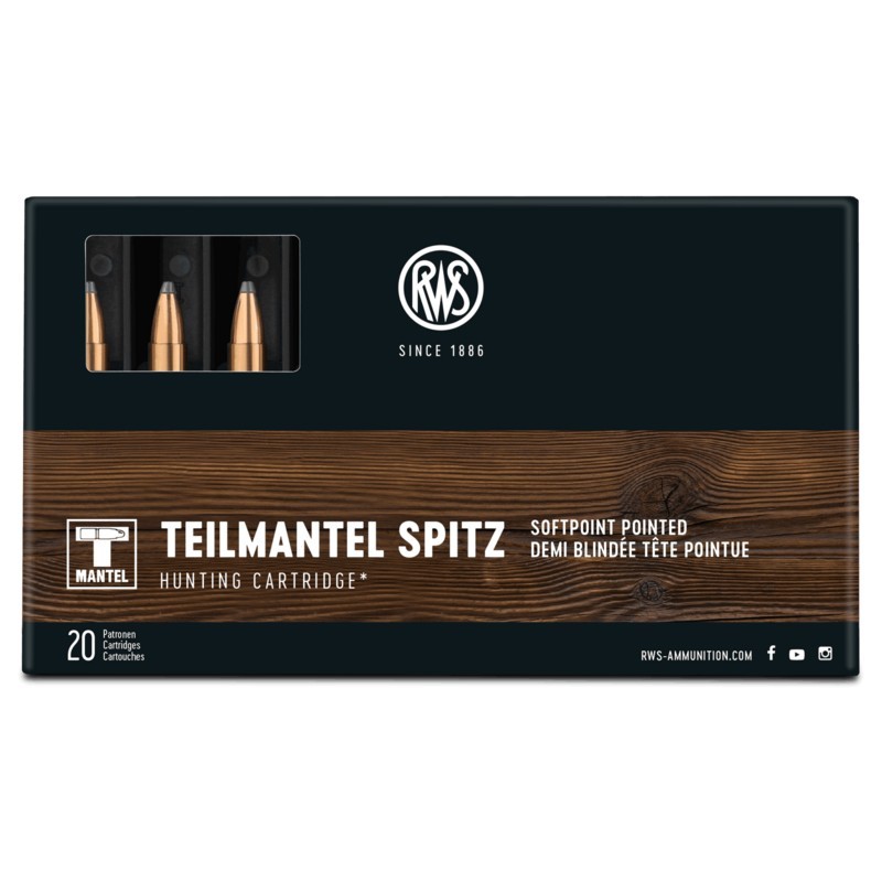 20 Munitions RWS 243 Win | Teilmantel 96 gr