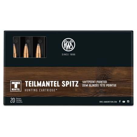 20 Munitions RWS 243 Win | Teilmantel 96 gr