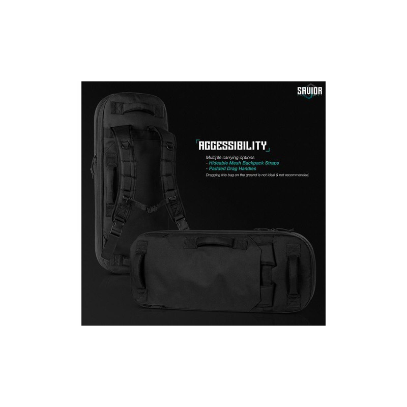 Savior Specialist Covert 30" Rifle Case Noir 2