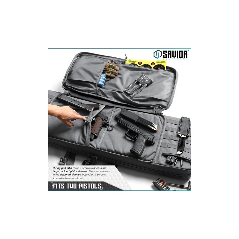 Savior Housse American Classic Double 42' Grise 2