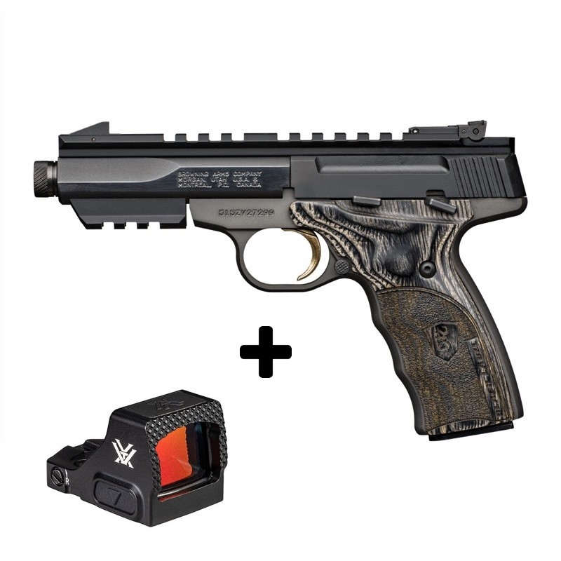 Pack Pistolet Buck Mark Black Label .22 lr
