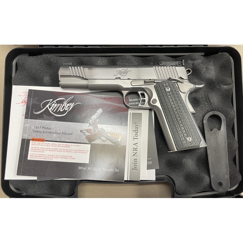 1911 Kimber Stainless Gold Match II (0075)
