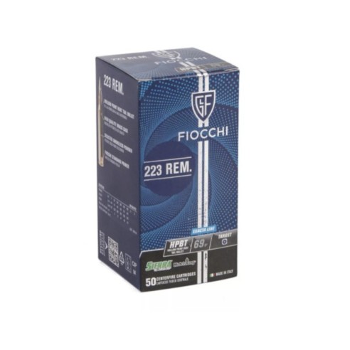 50 Munitions Fiocchi .223 Rem | HPBT Sierra 69 gr
