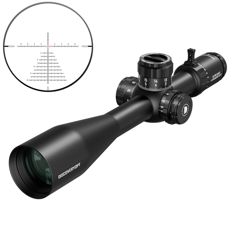 Lunette DiscoveryOpt ED 5-25x56 FFP MRAD - Zero Stop - 34 mm