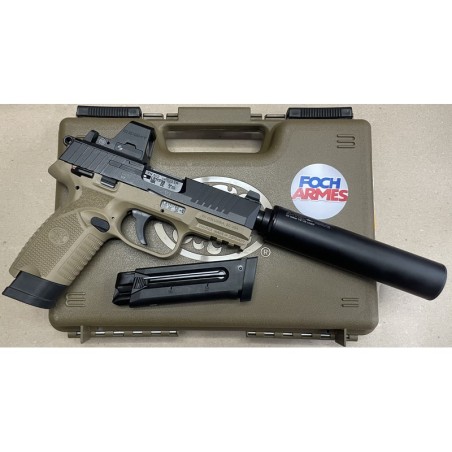 Pack Pistolet FN 502 Tactical FDE/BLK - .22 LR