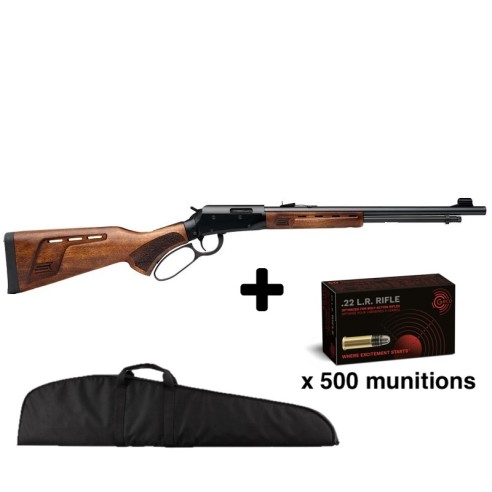 Pack Carabine Savage Revel DLX Fileté - .22 lr