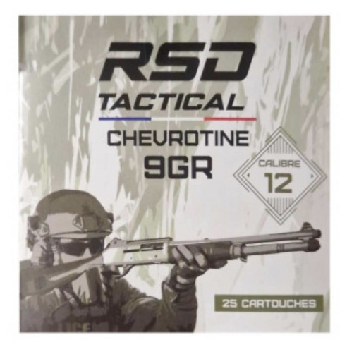 25 Munitions RSD Tactical Chevrotine 12/67,5 |...