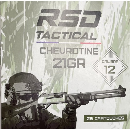 25 Munitions RSD Tactical Chevrotine 12/67,5 | 21 Grains