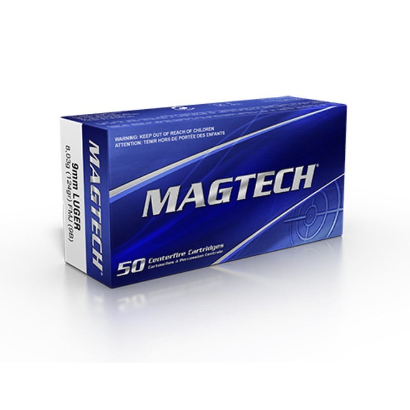 1000 Munitions Magtech .9x19 – 124 gr FMJ