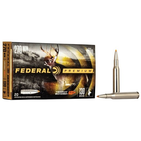 20 Munitions Federal Trophy Bonded Tip  .270...
