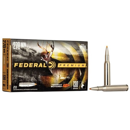 20 Munitions Federal Trophy Bonded Tip  .270 Win  | 130 gr