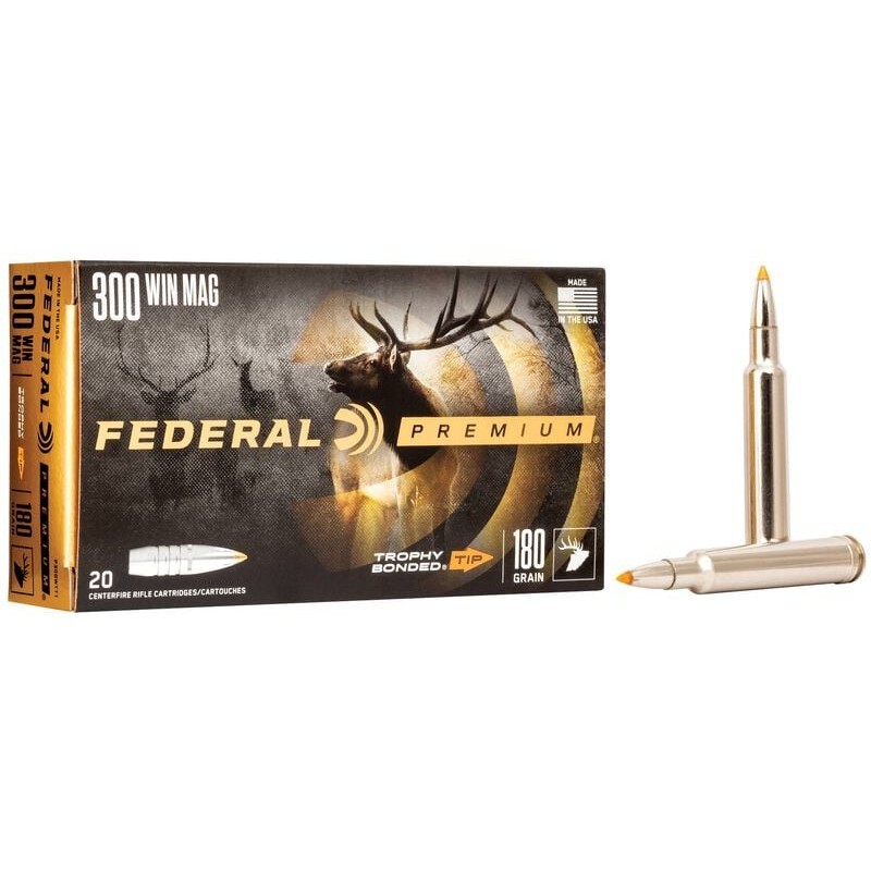 20 Munitions Federal Trophy Bonded Tip .300 Win Mag  |...