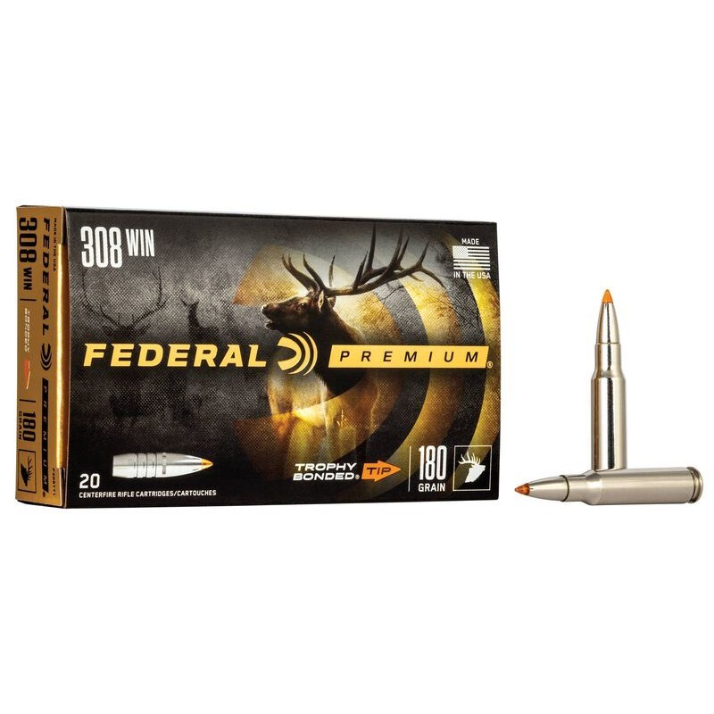 20 Munitions Federal Trophy Bonded Tip .308 Win  | 180 gr