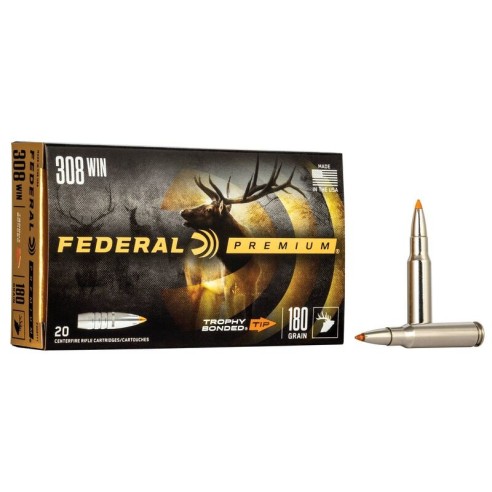 20 Munitions Federal Trophy Bonded Tip .308 Win...