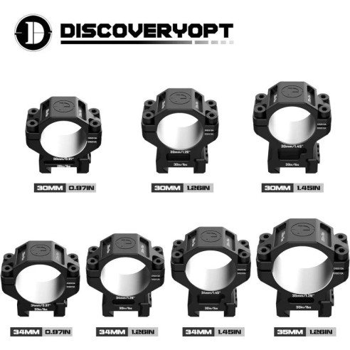 Collier DiscoveryOpt 30 mm - Aluminium 7075 -...