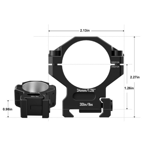 Collier DiscoveryOpt 6061 - 34 mm - Medium...